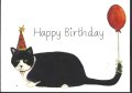 Поздравителна картичка Честит  Рожден ден Котка от Великобритания             
