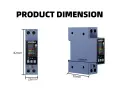 Taxnele KWS-303WF Tuya WiFi AC монитор 40A DIN шина, снимка 12