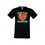 Мъжка тениска Свети Валентин Pizza Is My Valentine, снимка 4