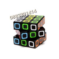Кубче на Рубик с цветни контури , снимка 2 - Конструктори - 41806466
