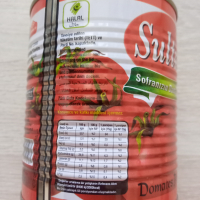 Консерва фино смляно доматено пюре Sultan 800 гр., снимка 2 - Други - 44550423