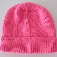 Ръчно плетена мека топла плетена дамска шапка, снимка 3 - Шапки - 39553153