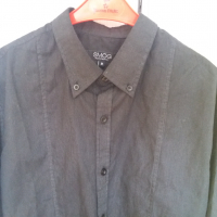 Мъжка черна риза размер М, снимка 2 - Ризи - 36457584