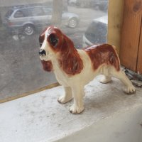 Порцеланова статуетка фигура куче маркировка порцелан, снимка 4 - Антикварни и старинни предмети - 35948562