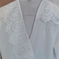 Официална дамска блуза  бяла, снимка 3 - Блузи с дълъг ръкав и пуловери - 39971507