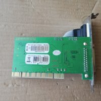  PCI Controller Card MosChip NM9735 2 x Serial RS-232 + 1 x Parallel IEEE1284, снимка 8 - Други - 41690142