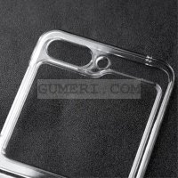 Samsung Galaxy Z Flip5 5G Предпазен Гръб - Прозрачен, снимка 4 - Калъфи, кейсове - 42209344