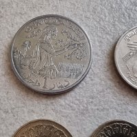 Монети. Тунис . 2, 1 и 1/2 динар, 10, 20, 50 ,100, 5 милима. 8 бройки., снимка 7 - Нумизматика и бонистика - 42373005