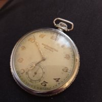 Оригинален джобен часовник - CHRONOMETRE  ROMEO SWISS със златни цифри ! ! !, снимка 2 - Джобни - 36013404