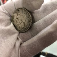 Сребърна монета обединено кралство ½ крона, 1940 г, снимка 6 - Нумизматика и бонистика - 40503584