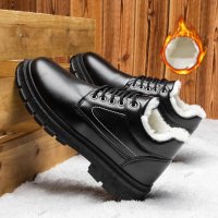 Мъжки зимни ежедневни обувки в стил Martin Boots ®, Британски стил, 2цвята - 023, снимка 6 - Ежедневни обувки - 39177255