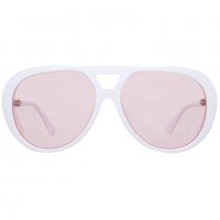 VICTORIA'S SECRET 🍊 Дамски слънчеви очила "WHITE & PINK" AVIATOR нови с кутия, снимка 3 - Слънчеви и диоптрични очила - 39699394