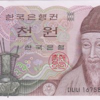 1000 вон 1983, Южна Корея, снимка 1 - Нумизматика и бонистика - 35666458