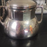 Руски чайник и захарница , снимка 2 - Прибори за хранене, готвене и сервиране - 41513086