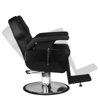 Бръснарски стол Hair System New York в черен цвят, снимка 4 - Бръснарски столове - 42112244