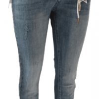 Дамски светлосини дънки на Gudi jeans с аксесоар и колан, снимка 2 - Дънки - 35956161