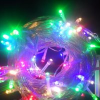100 бр. Коледни LED лампички за елха и др., снимка 4 - Декорация за дома - 38998623