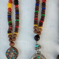  Тибетски гердани, снимка 7 - Колиета, медальони, синджири - 40344554