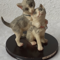 2 котенца  -  един сувенир, снимка 1 - Статуетки - 36088506