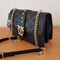 Луксозна Черна чанта Pinko/SG56P, снимка 4 - Чанти - 32045665