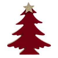 3 броя Дървени коледни фигурки за Коледна украса, Merry Christmas Елха и Ангелче, снимка 7 - Декорация за дома - 42704745