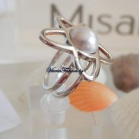 MISAKI - прекрасен сребърен пръстен, снимка 2 - Пръстени - 44336499