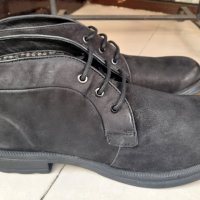 Мъжки обувки естествена кожа 46ти номер черни, снимка 2 - Спортно елегантни обувки - 39572391