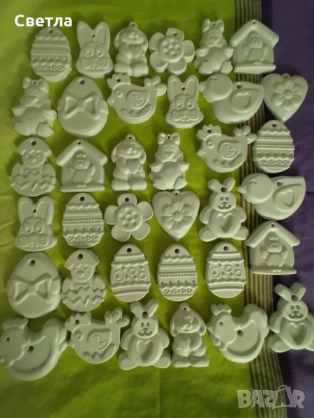 Великденски гипсови фигурки, снимка 1