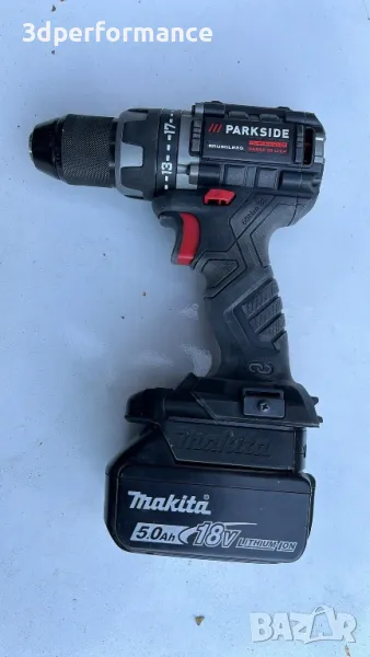 Преходник, адаптер батерия Makita - инструменти Parkside, снимка 1