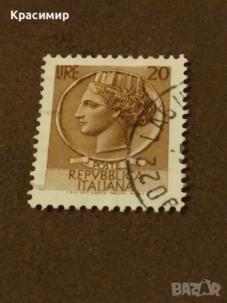Пощенска марка Италия., снимка 1