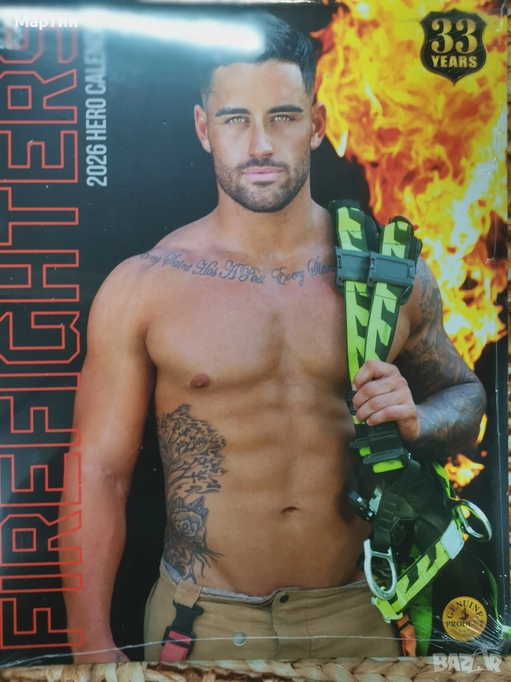 Календар Австралийски пожарникари 2026, снимка 1