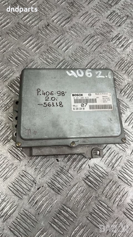 Компютър Peugeot 406 2.0i 1998г. 0261203815 9622822980 , снимка 1