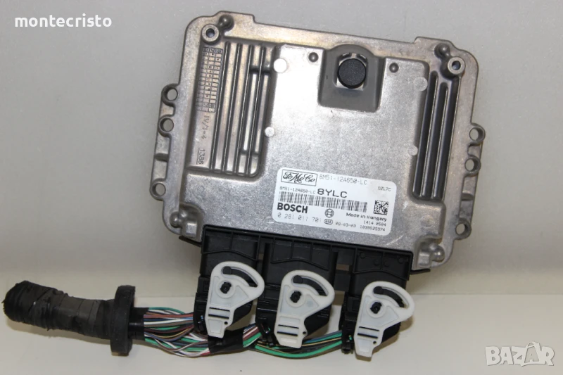 Моторен компютър Ford Focus (2004-2011г.) 8M5112A650LC / 8M51-12A650-LC / 0281011701 / 0 281 011 701, снимка 1