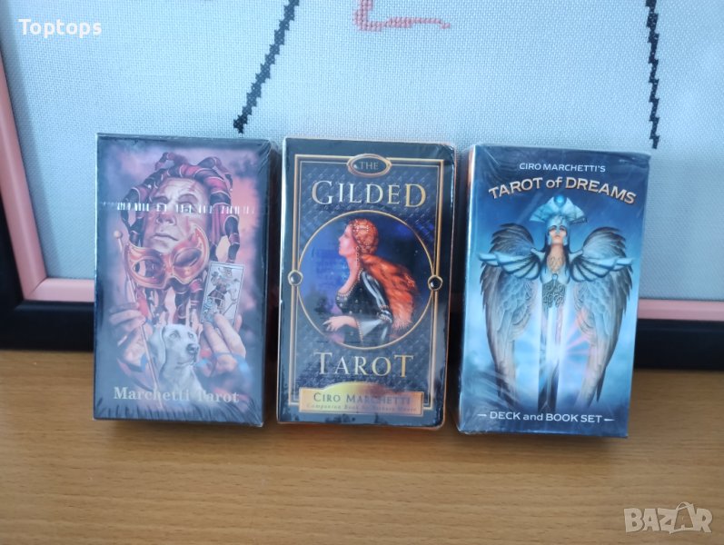 Великолепни таро карти: Marchetti Tarot & Gilded Tarot & Tarot of Dreams, снимка 1