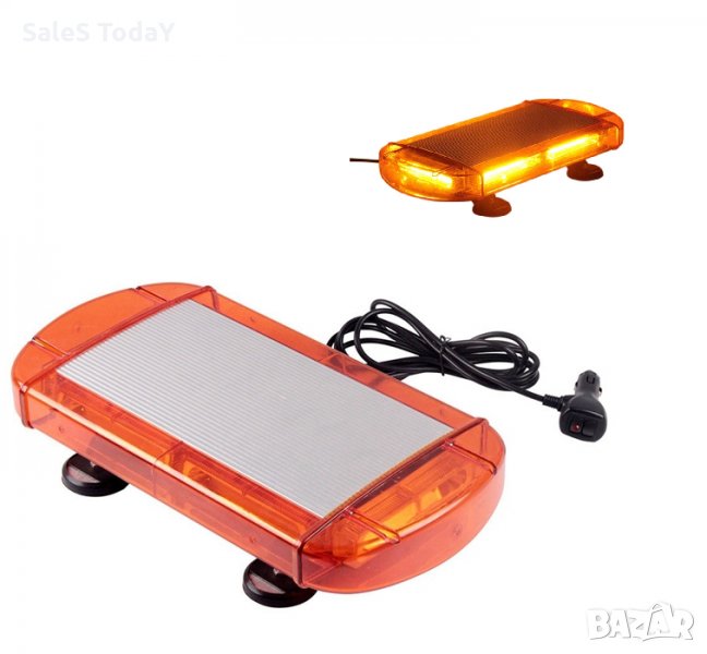 Сигнална лампа, диоден маяк, 425/215/80мм, 10 режима, 12/24V, снимка 1