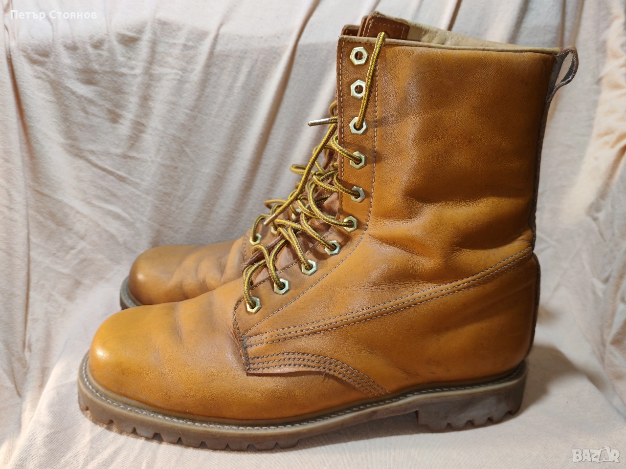 Датски кубински от естествена кожа стар образец р-р 46, снимка 1