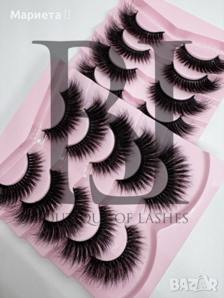 3D мигли естествен косъм • 𝐃-𝟐𝟏 •, снимка 1