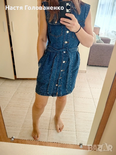 Дамска дънкова рокля, снимка 1