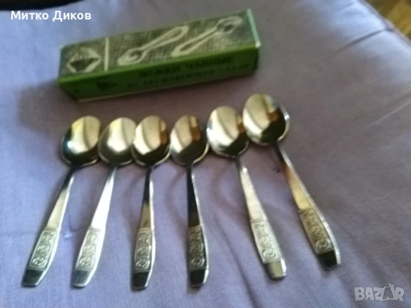 Малки лъжички нови  от соца 6броя на Едерсталь СССР, снимка 1