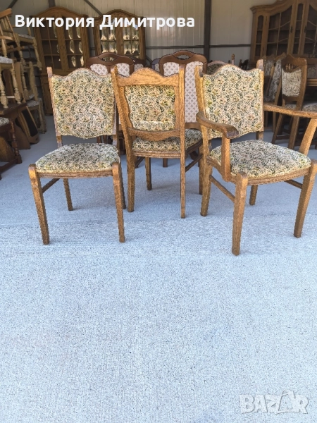 Комплект от 3 трапезни стола , снимка 1