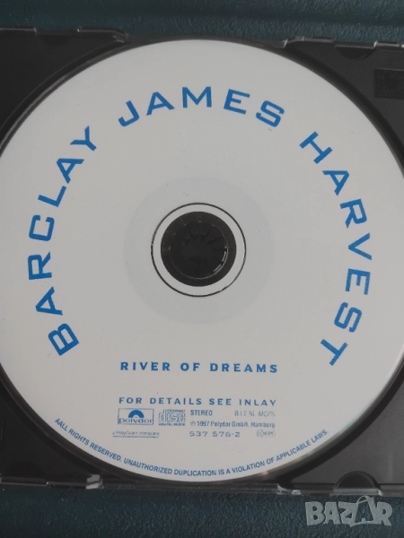 Barclay James Harvest – River Of Dreams - матричен диск музика, снимка 1