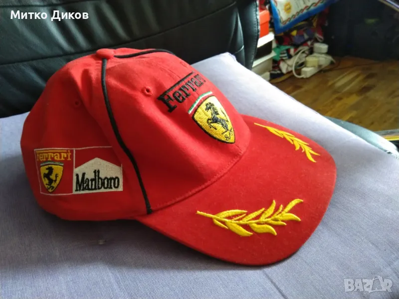 Винтидж Ферари Марлборо бейзболна шапка регулируема нова, снимка 1