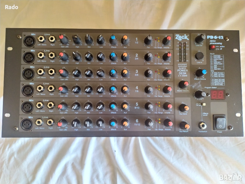 Продавам power mixer "Zeck PD 6-12", снимка 1