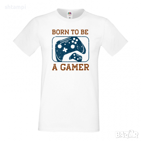 Мъжка тениска Born To Be A Gamer, снимка 1