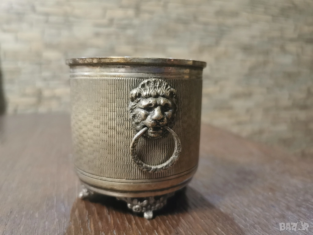 Масивна сребърна чаша, снимка 1