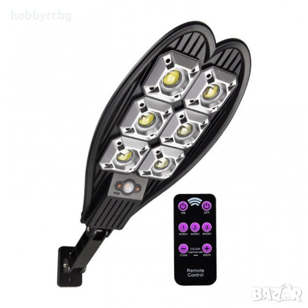 Sola5 Улична соларна лампа с 160 светодиода и 3 режима на работа, снимка 1