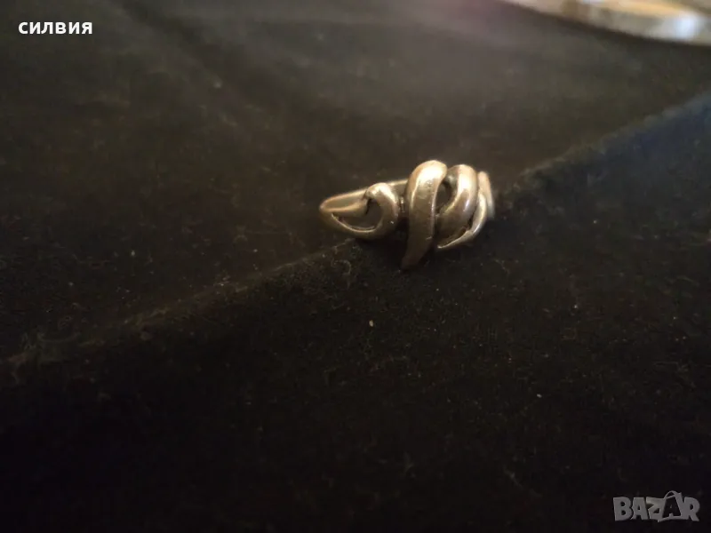 дамски сребърен пръстен, снимка 1