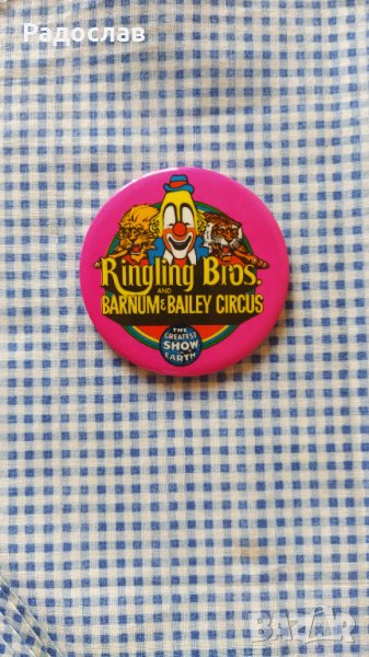 голяма значка Ringling цирк Ринглинг, снимка 1