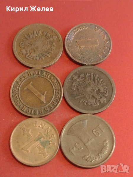Лот монети 6 броя стари редки ФИНЛАНДИЯ, ГЕРМАНИЯ ЗА КОЛЕКЦИОНЕРИ 30277, снимка 1