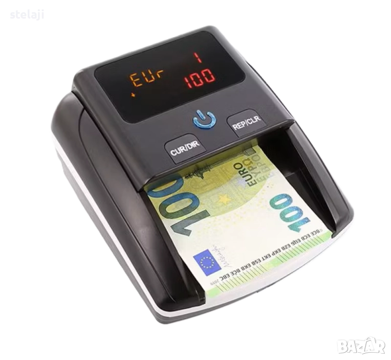 ПРОМОЦИЯ! Детектор за фалшиви банкноти STS AL-130 с ЕЦБ сертификация, снимка 1